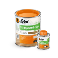 Масло цветное LOBA HS 2K ImpactOilColor черный 0,75 л